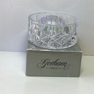 Gorham Lady Anne Full Lead Crystal Clear Wine Bottle Coaster